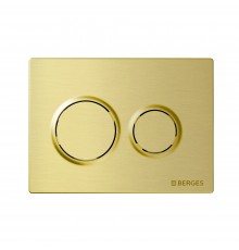 Кнопка  для инсталляции NOVUM O8 бронза, BERGES