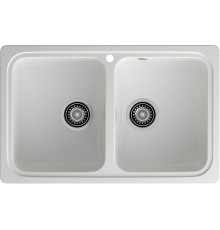 GRANFEST Мойка композит STANDART GF-S--780K  2 чаши 780*510 мм  иней арт.GF-