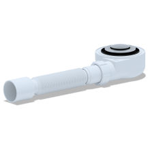 Сиф. для душ. под.1 1/2**50 h=55 mm с г/т 375 хром, клик-клак , ANI PLAST