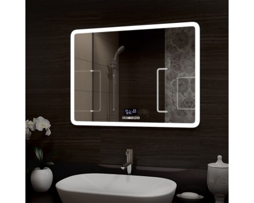 Зеркало Demure LED  800x600 с музыкальным блоком, подогревом