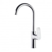 Смеситель высокий для кухни однорычажный NEW FLY 570611