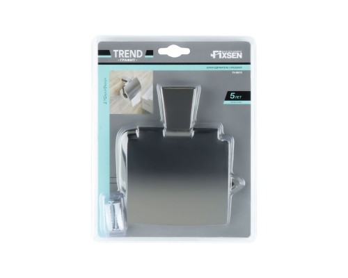 Бумагодержатель с крышкой FIXSEN Trend Graphite (FX-98010) Бумагодержатель с крышкой FIXSEN Trend Graphite (FX-98010)