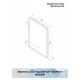 Зеркало Glamour LED 600x800