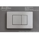 Кнопка смыва IBERICA BLANCA INOX-C нержавеющая сталь, хром матовый (IB.B011.003.002)