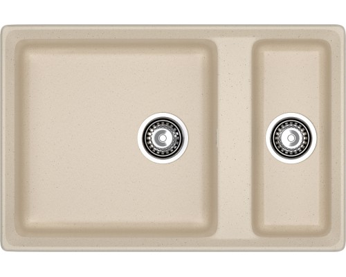 GRANFEST Мойка композит LEVEL , GF-LV-760K , 1,5-чаши 760*500, кашемир 