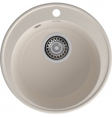 GranFest QUARZ (ECO-08) Мойка чаша D=480мм (белый)