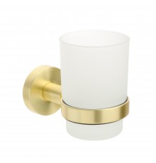 Подстаканник одинарный золото-сатин FIXSEN Comfort Gold FX-87006)
