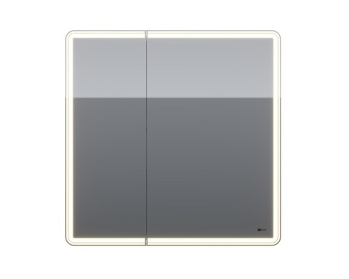Шкаф зеркальный Lemark ELEMENT 80х80 см 2-х дверный, с подсветкой, с розеткой, цвет корпуса: Белый Шкаф зеркальный Lemark ELEMENT 80х80 см 2-х дверный, с подсветкой, с розеткой, цвет корпуса: Белый
