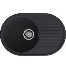 GranFest QUARZ (ECO-18) Мойка чаша+кр 740*480 (черный)
