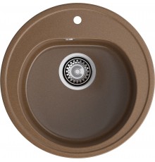 GRANFEST Мойка композит RONDO GF-R--510  D=510мм  терракот  арт.GF-