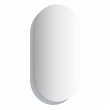 Зеркало настенное на стеклянном основании (графит) Double EVOFORM 65x124 см, BY 0313