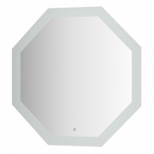 Зеркало настенное с LED-подсветкой, сенсорный выключатель, Ledshine EVOFORM 100х100 см, BY 2607