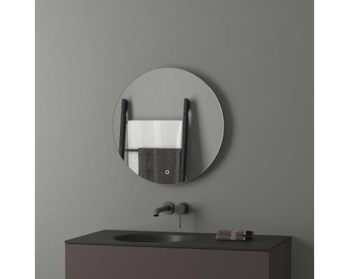 Зеркало настенное с LED-подсветкой, сенсорный выключатель, Ledshine EVOFORM 60х60 см, BY 2643
