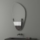 Зеркало настенное с LED-подсветкой, сенсорный выключатель, Ledshine EVOFORM 50х100 см, BY 2682
