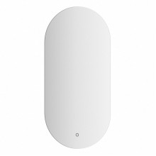 Зеркало настенное с LED-подсветкой, сенсорный выключатель, Ledshine EVOFORM 40х80 см, BY 2686