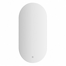 Зеркало настенное с LED-подсветкой, сенсорный выключатель, Ledshine EVOFORM 40х80 см, BY 2696