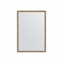 Зеркало настенное EVOFORM в багетной раме витая латунь, 48х68 см, BY 0634