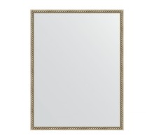 Зеркало настенное EVOFORM в багетной раме витая латунь, 68х88 см, BY 0686