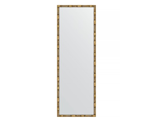 Зеркало настенное EVOFORM в багетной раме золотой бамбук, 47х137 см, BY 0712