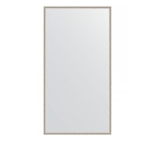 Зеркало настенное EVOFORM в багетной раме витое серебро, 68х128 см, BY 0742