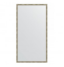Зеркало настенное EVOFORM в багетной раме серебряный бамбук, 67х127 см, BY 0745