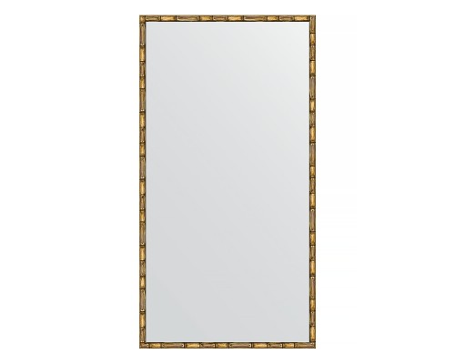 Зеркало настенное EVOFORM в багетной раме золотой бамбук, 67х127 см, BY 0746