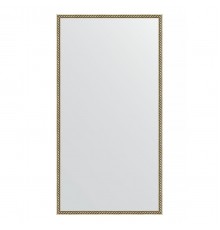 Зеркало настенное EVOFORM в багетной раме витая латунь, 68х128 см, BY 0754