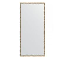 Зеркало настенное EVOFORM в багетной раме витая латунь, 68х148 см, BY 0771