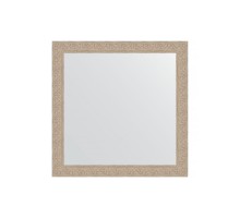 Зеркало настенное EVOFORM в багетной раме белёный дуб, 64х64 см, BY 0781