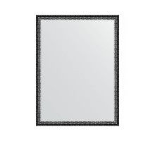 Зеркало настенное EVOFORM в багетной раме чернёное серебро, 60х80 см, BY 1003