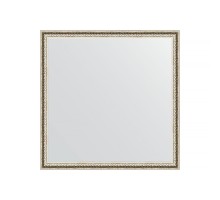 Зеркало настенное EVOFORM в багетной раме мельхиор, 71х71 см, BY 1020