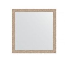 Зеркало настенное EVOFORM в багетной раме белёный дуб, 74х74 см, BY 1026