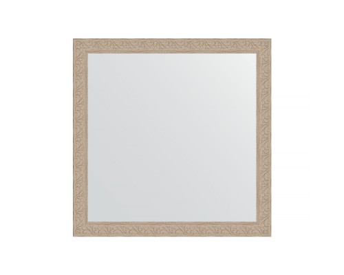 Зеркало настенное EVOFORM в багетной раме белёный дуб, 74х74 см, BY 1026