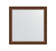 Зеркало настенное EVOFORM в багетной раме орех, 76х76 см, BY 1029