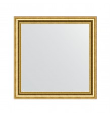 Зеркало настенное EVOFORM в багетной раме состаренное золото, 76х76 см, BY 1031