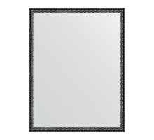 Зеркало настенное EVOFORM в багетной раме чернёное серебро, 70х90 см, BY 1033