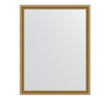 Зеркало настенное EVOFORM в багетной раме бусы золотые, 72х92 см, BY 1037