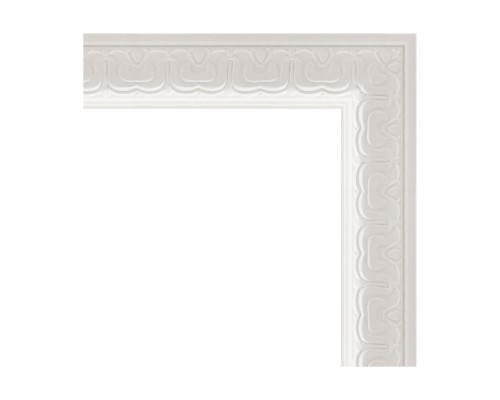 Зеркало настенное EVOFORM в багетной раме алебастр, 52х102 см, BY 1051
