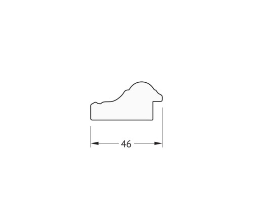 Зеркало настенное EVOFORM в багетной раме бусы золотые, 52х142 см, BY 1067