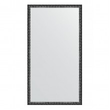 Зеркало настенное EVOFORM в багетной раме чернёное серебро, 60х110 см, BY 1078