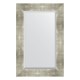 Зеркало настенное с фацетом EVOFORM в багетной раме алюминий, 56х86 см, BY 1140