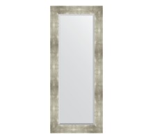 Зеркало настенное с фацетом EVOFORM в багетной раме алюминий, 56х136 см, BY 1160