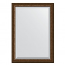 Зеркало настенное с фацетом EVOFORM в багетной раме состаренная бронза, 72х102 см, BY 1198