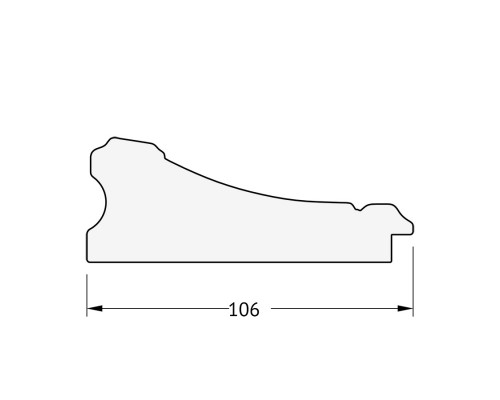 Зеркало настенное с фацетом EVOFORM в багетной раме барокко золото, 60х90 см, BY 1241