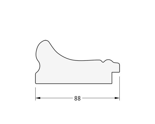 Зеркало настенное с фацетом EVOFORM в багетной раме хамелеон, 66х156 см, BY 1285