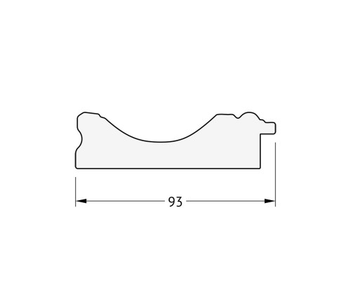 Зеркало настенное с фацетом EVOFORM в багетной раме серебряный акведук, 67х157 см, BY 1288