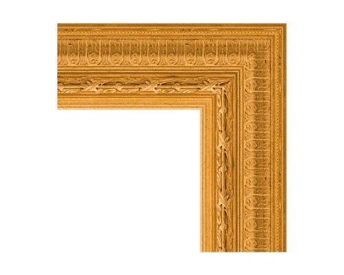 Зеркало настенное с фацетом EVOFORM в багетной раме сусальное золото, 75х105 см, BY 1294