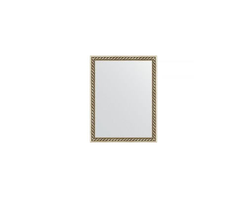 Зеркало настенное EVOFORM в багетной раме витая латунь, 34х44 см, BY 1338