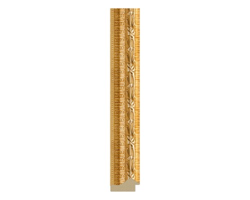 Зеркало настенное EVOFORM в багетной раме сусальное золото, 38х48 см, BY 1345