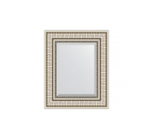 Зеркало настенное с фацетом EVOFORM в багетной раме серебряный акведук, 47х57 см, BY 1370